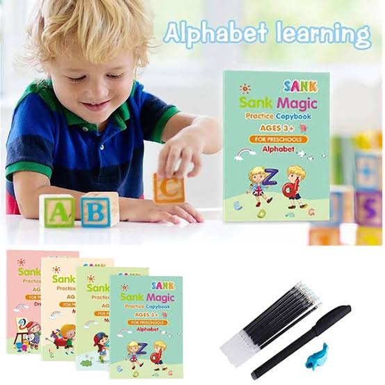 SANK Montessori Magic Writing Book Set
