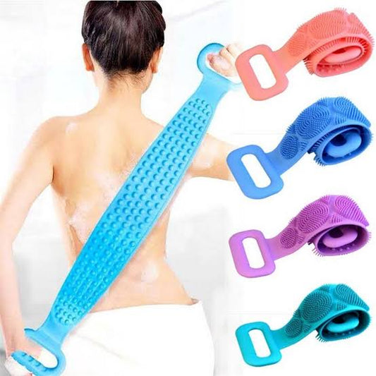 Silicone Back Scrubber Belt – Double-Sided Bath Strap