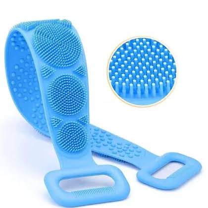 Silicone Back Scrubber Belt – Double-Sided Bath Strap