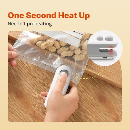 Portable Food Bag Sealer and Cutter