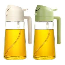 2 in 1 glass oil sprayer and dispenser