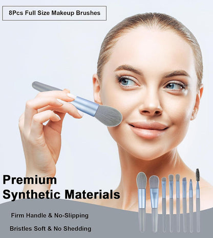 8pcs Mini Makeup Brushes Set