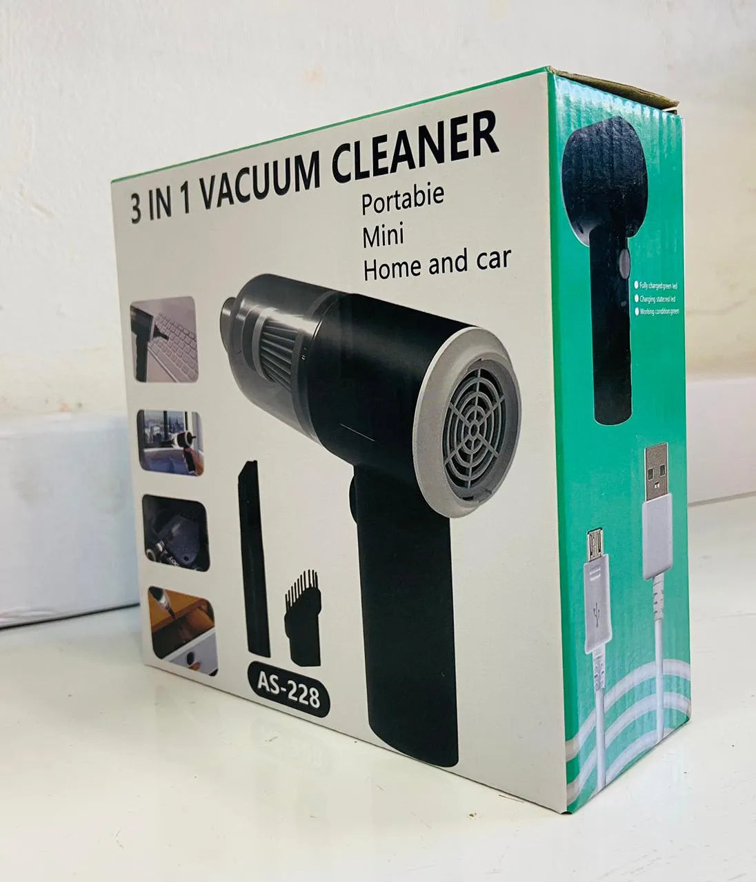 3 in 1 Mini Rechargeable Vacuum Cleaner