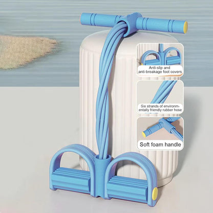 Multi-Tube Resistance Pedal Puller – Perfect for Yoga & Strength Training