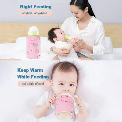 Baby Bottle Warmer USB Travel Heater Bag For Toddlers