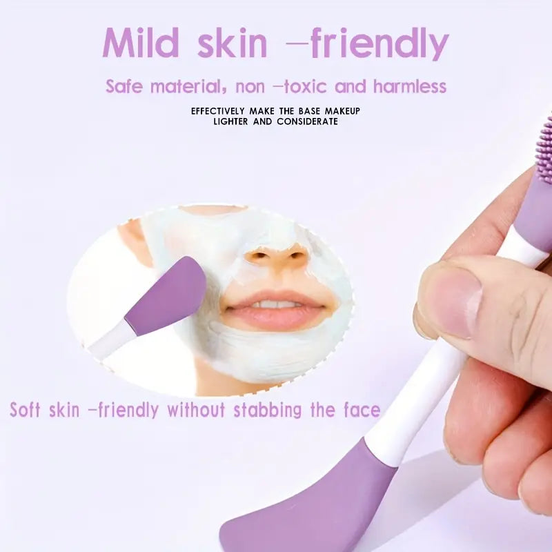 Pack oF 3  Silicone Face Mask Applicator 2-in-1