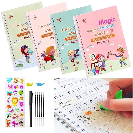 SANK Montessori Magic Writing Book Set