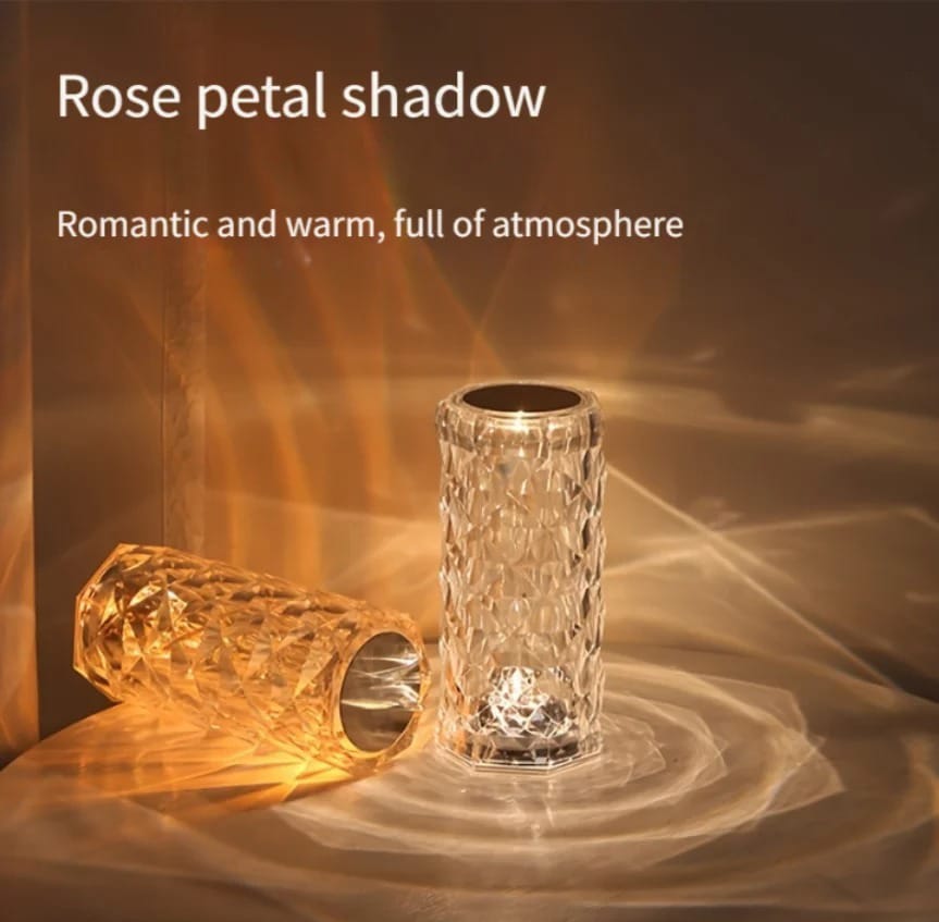 Crystal Diamond Lamp | Rechargeable