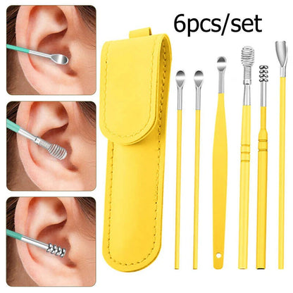 Pack of 3 Six Pcs Ear Wax Cleaning Kit