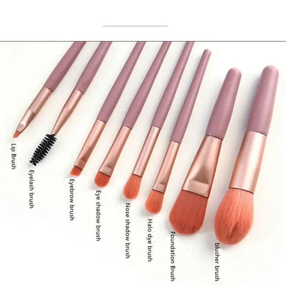 8pcs Mini Makeup Brushes Set