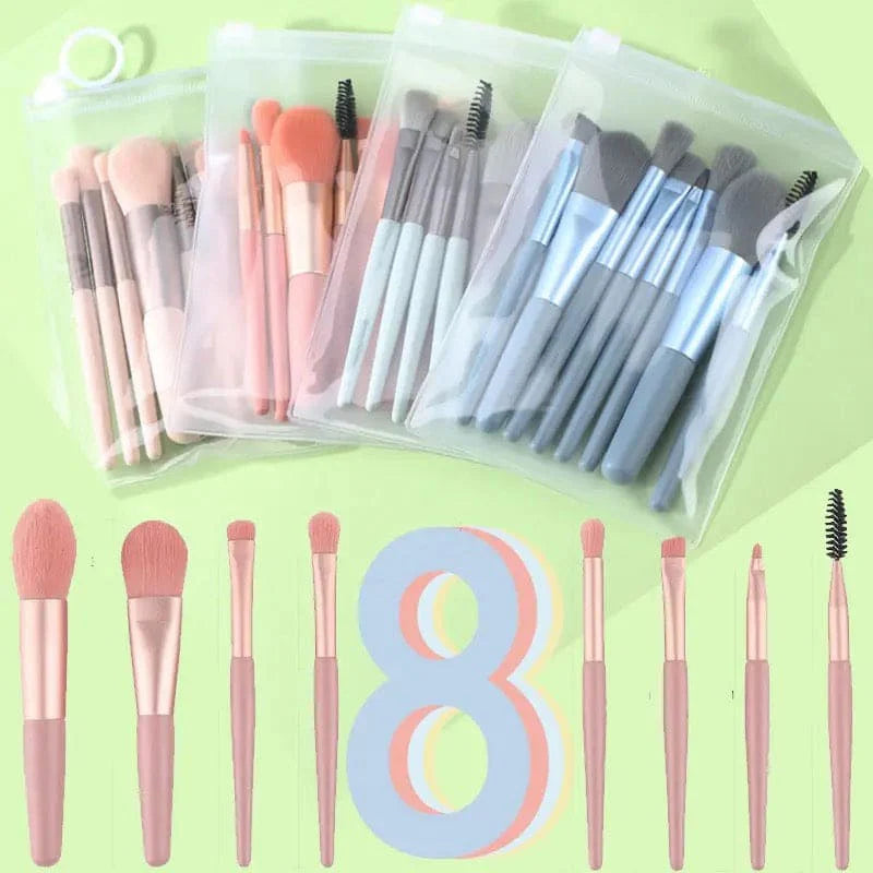 8pcs Mini Makeup Brushes Set