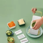 5 in 1 In 1 Vegetable Cutter With Stainless Steel Blades