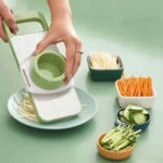 5 in 1 In 1 Vegetable Cutter With Stainless Steel Blades